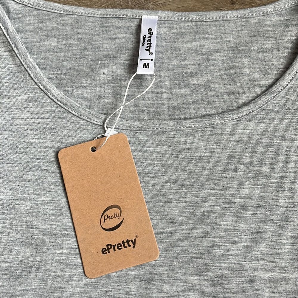 NWT ePretty Lace Cap Sleeve Shirt Size Medium - Picture 3 of 5